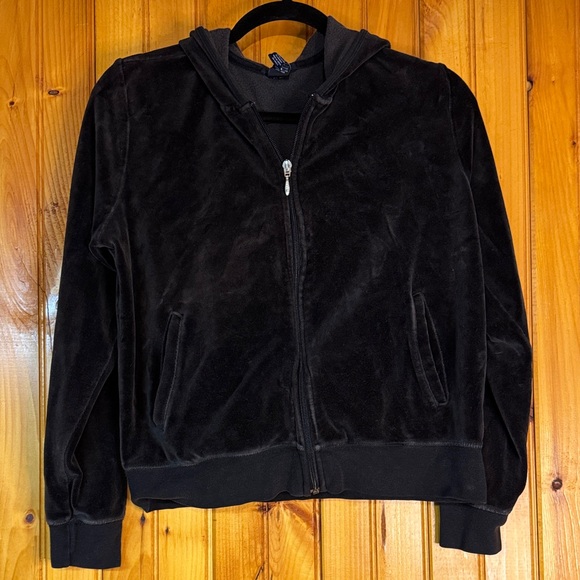 GAP Jackets & Blazers - GAP Women’s Black Velour Bomber Jacket